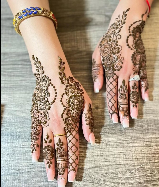Back Hand Mehndi Designs