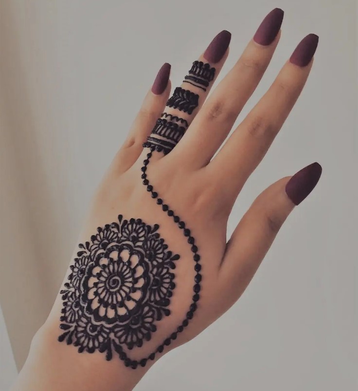 Finger Mehndi Designs