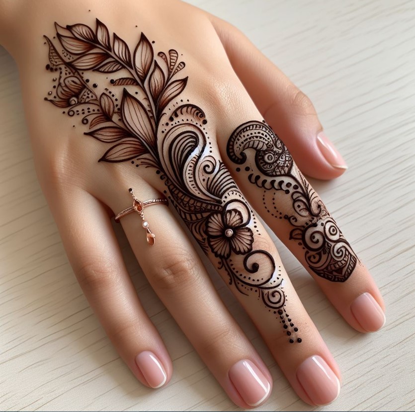 Back Hand Mehndi Designs