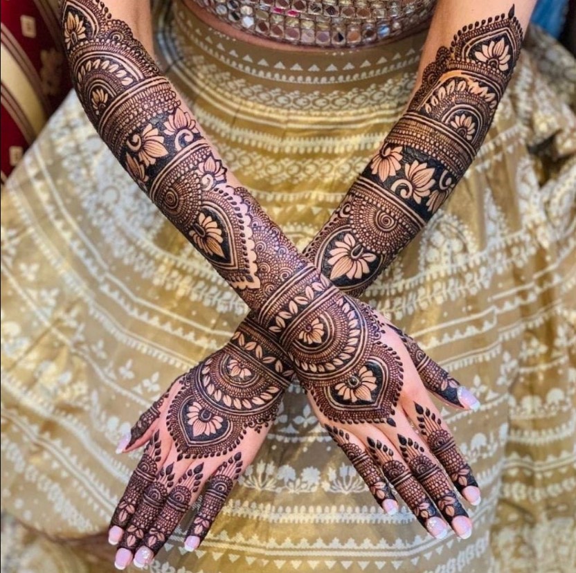 Stylish Back Hand Mehndi Designs
