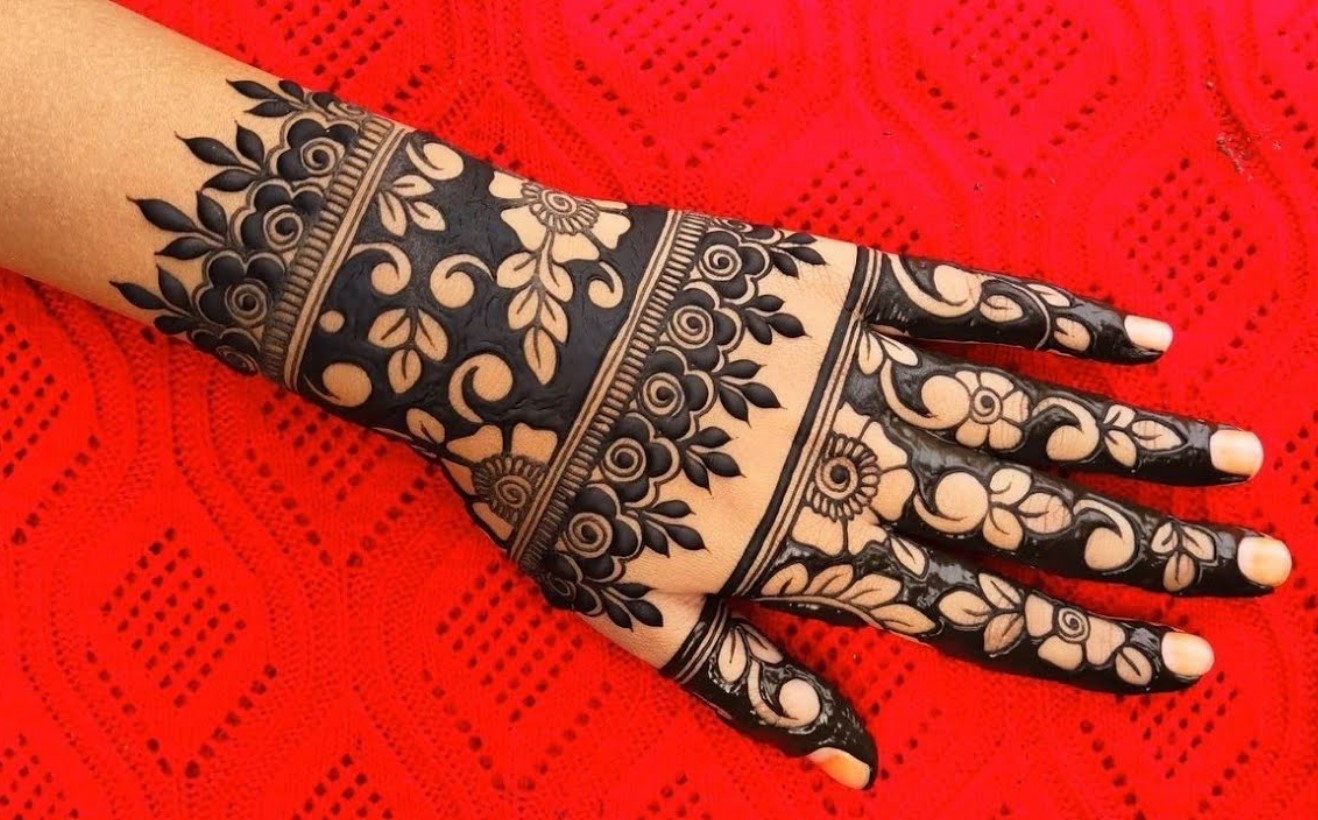 Stylish Back Hand Mehndi Designs