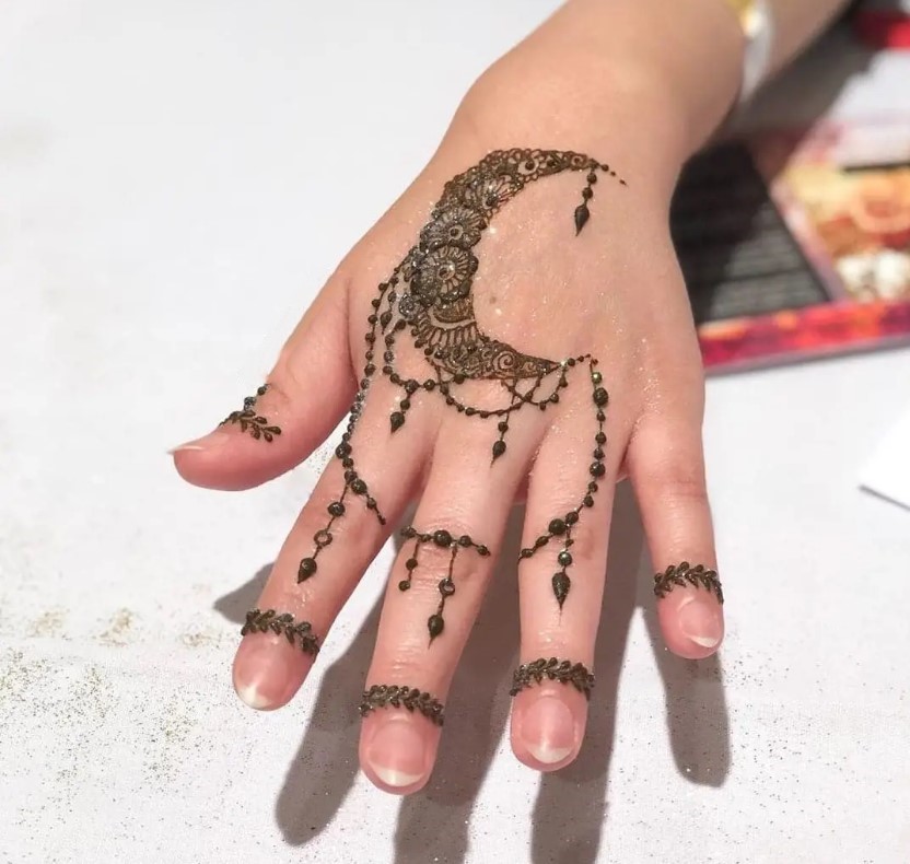 Stylish Back Hand Mehndi Designs