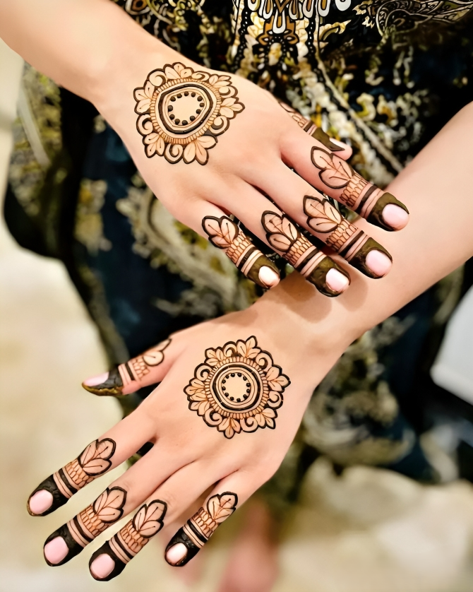 Modern Eid Mehndi Designs
