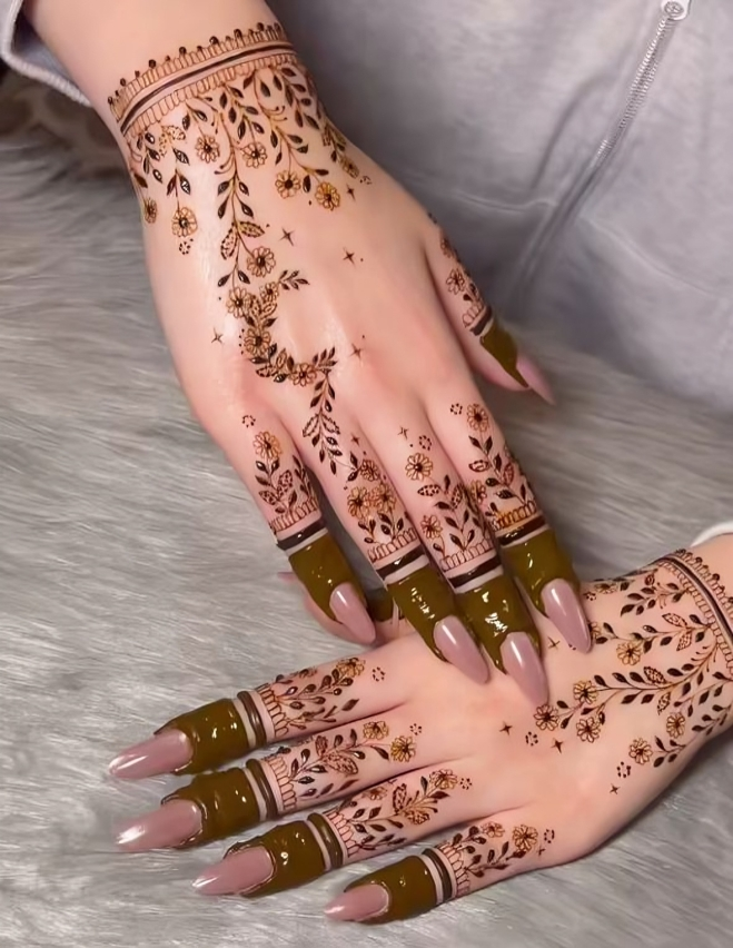 Modern Eid Mehndi Designs