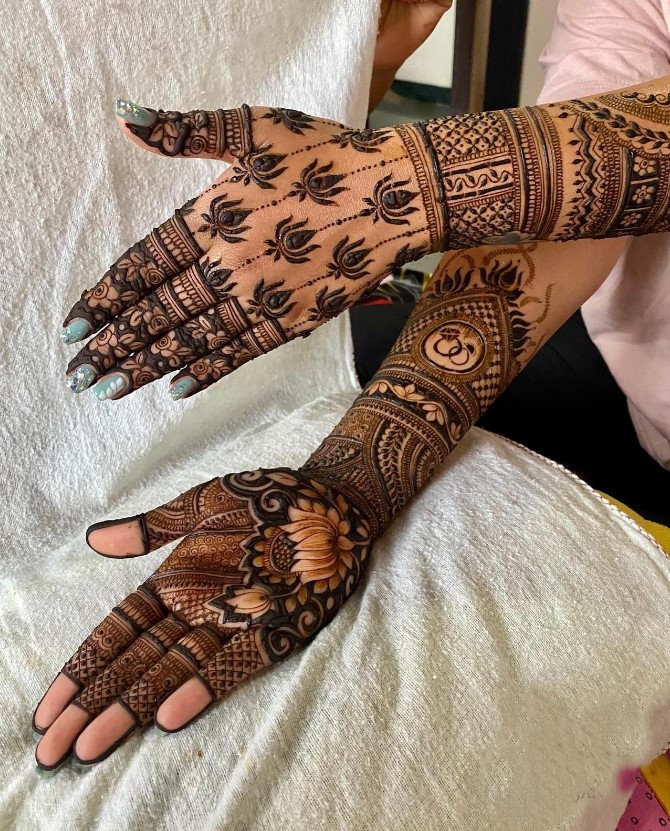 Wedding Mehndi Designs for Girl
